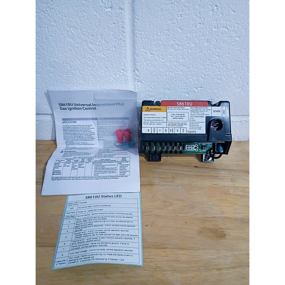 S8610U Universal Intermittent Pilot Gas Ignition Control Module HVAC Furnace
